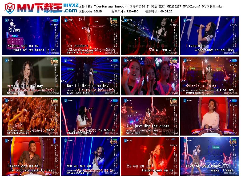 Tiger-Havana_Smooth(中国好声音2018)_英语_流行_MD200237